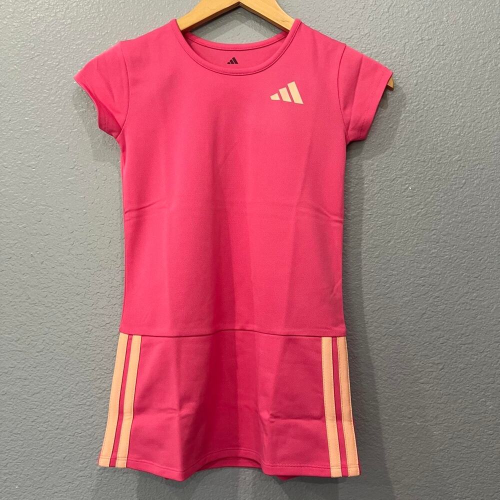 Adidas pink tennis dress kids size 6